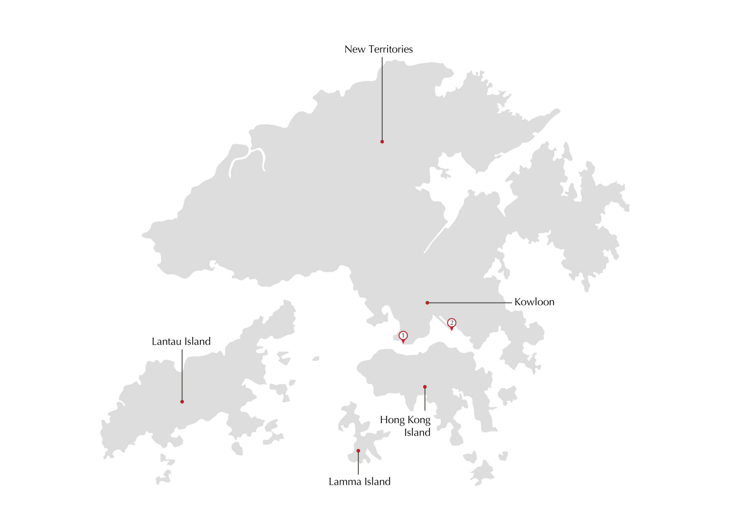Hong Kong Cruise map